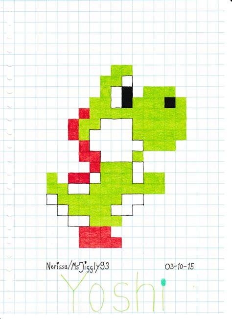 Yoshi (8-Bit) by MsJiggly93 on DeviantArt