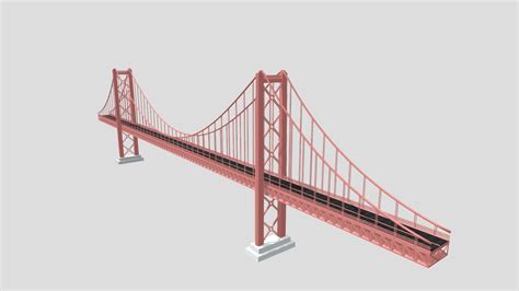 Golden Gate Bridge - Buy Royalty Free 3D model by Philip Storm ...