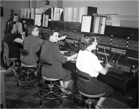 Telephone Switchboard with Operators - Side 1 of 1 - The Portal to ...