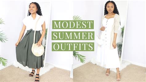 Modest outfit ideas for summer | Dresses Images 2022