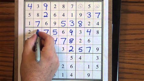 how to solve easy sudoku puzzles youtube - latwe sudoku do druku za ...