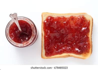 Toast Strawberry Jam Stock Photo 678485023 | Shutterstock