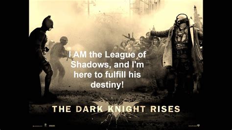 Arriba 35+ imagen bane batman darkness quote - Abzlocal.mx