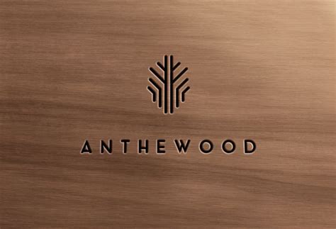 Wood logo design, Branding design inspiration, Furniture logo