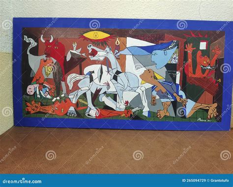 Guernica in Picasso Museum in MÃ¡laga Editorial Stock Image - Image of ...