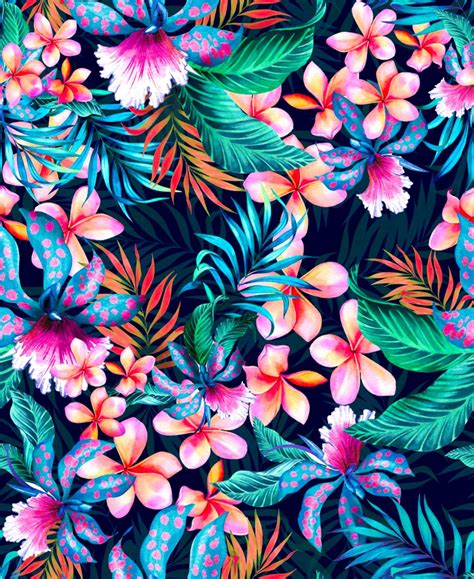 Tropical Flowers (#1756434) - HD Wallpaper & Backgrounds Download