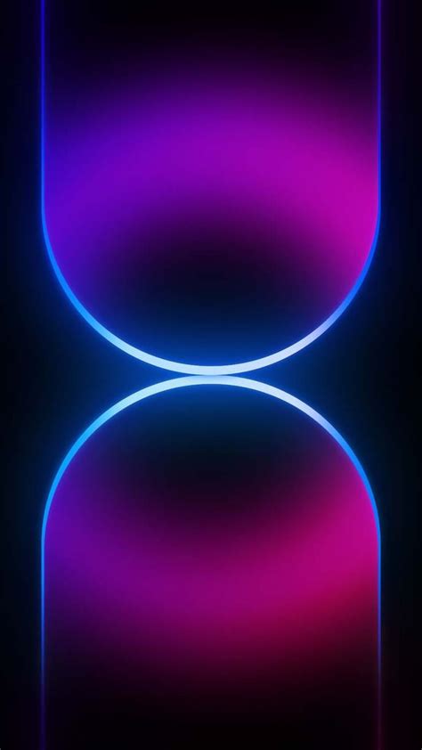 iPhone 15 Pro Max Neon Dual Gradient Wallpaper