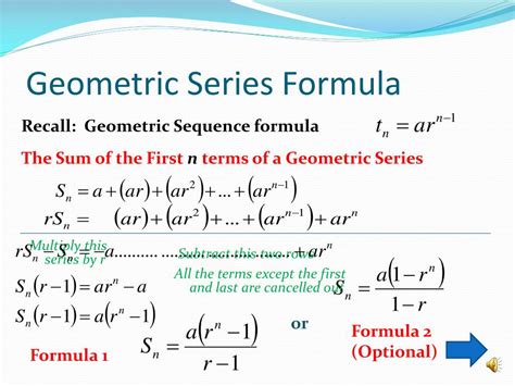 PPT - Geometric Series PowerPoint Presentation, free download - ID:5277215