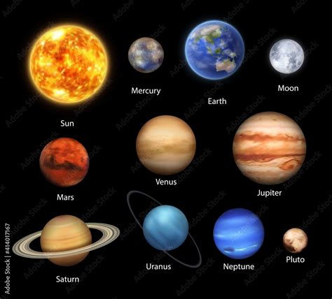 What Color Are The Planets In Solar System