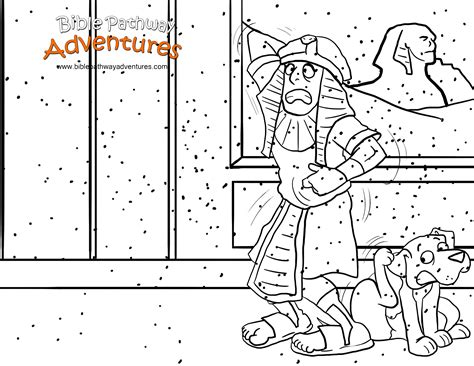 Moses And The Plagues Coloring Pages