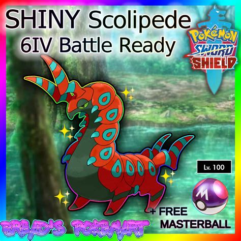 Pokemon Sword And Shield // Ultra Shiny 6IV SCOLIPEDE // Ready Canada ...