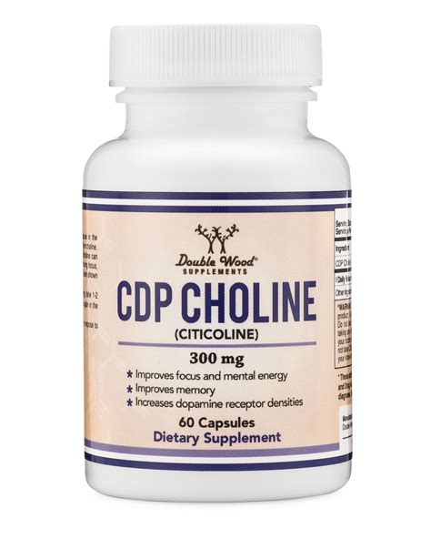 Buy CDP Choline (Citicoline) Supplement, Pharmaceutical Grade, Made in ...