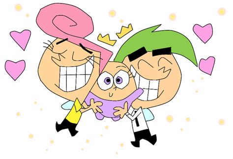 Cosmo And Wanda Carrying Poof