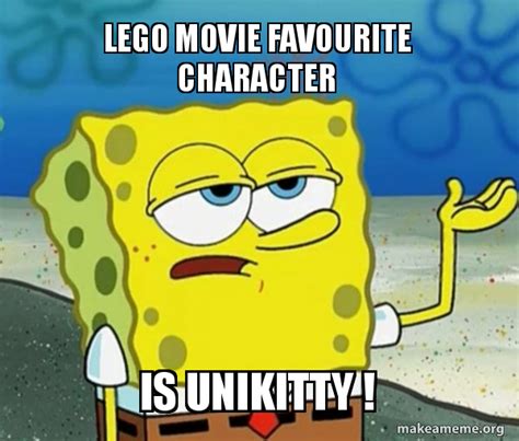 lego movie favorite characther is unikitty spongebob unikitty Image ...