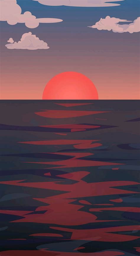 Animated Sunset Wallpaper