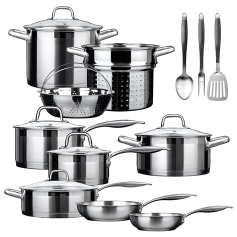 The Best Meyer Bella Cuisine Stainless Steel Cookware Set - Home Gadgets