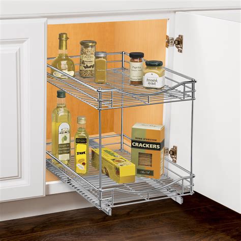 Pull Out Shelves Bathroom Cabinet - BATHMRO