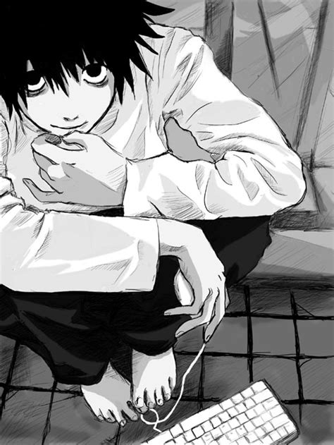 L Death Note - L Fan Art (26759825) - Fanpop