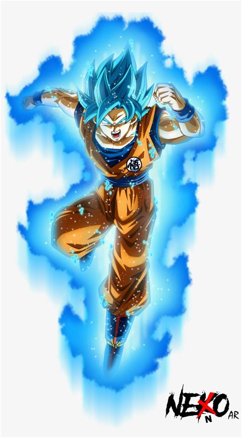 Super Saiyan Blue Goku By Nekoar - Goku Super Saiyan Limit Breaker PNG ...