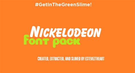 Nickelodeon's Font Pack by TheEstevezCompany on DeviantArt