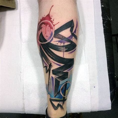 80 Graffiti Tattoos For Men - Inked Street Art Designs