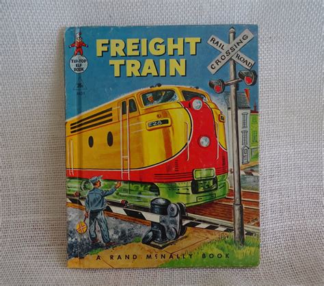 Vintage Freight Train Kids Book 1956 Children's Learning | Etsy