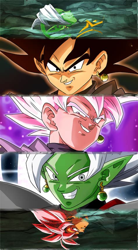 SSJR Goku Black & Zamasu Wallpaper : r/DBZDokkanBattle