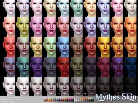 Pralinesims' Mythos Skin (Female) | The sims 4 skin, Sims 4 body mods ...