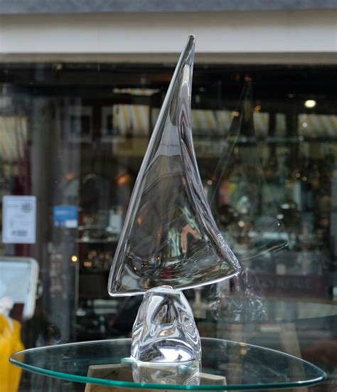 Superbe et rare sculpture La Voile Cristal Daum France 1970 - Galerie ...