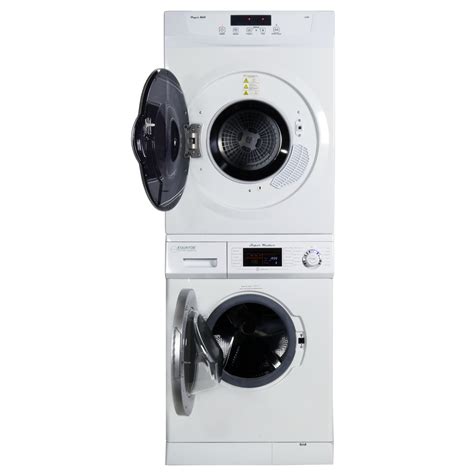 Equator Stackable set of 1.6 cu.ft Compact Super Washer & 3.5 cu.ft ...