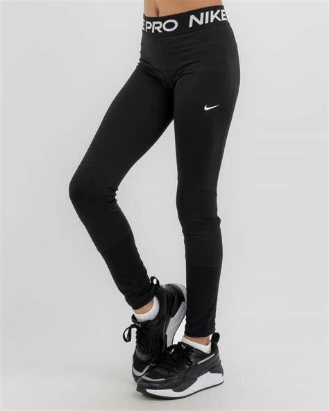 Nike Girls' NP Leggings In Black/white - FREE* Shipping & Easy Returns ...