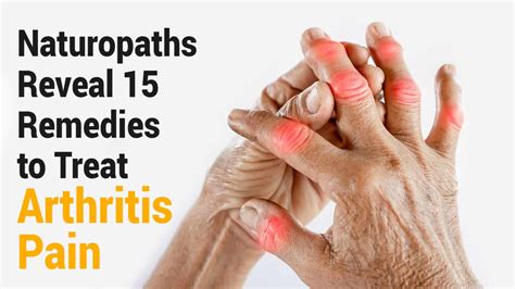 Naturopaths Reveal 15 Remedies to Treat Arthritis Pain