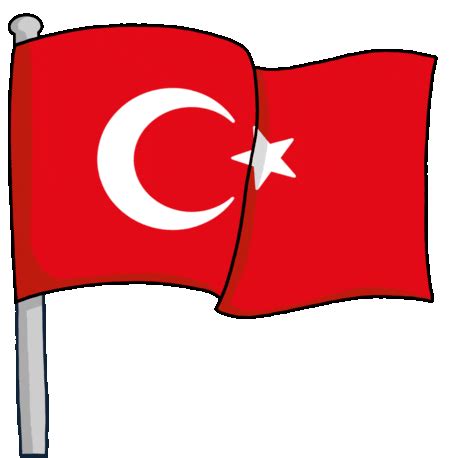 Turkey Flag Sticker - Turkey Flag - Discover & Share GIFs