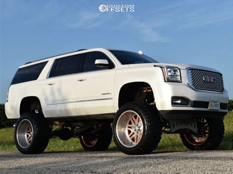 2016 GMC Yukon XL with 24x14 -73 American Force Addict Sf and 38/15 ...