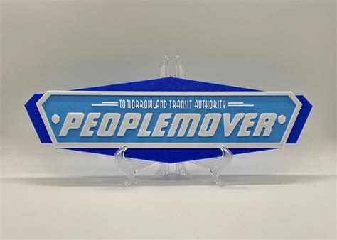 Peoplemover Disneyland/disney World Inspired Disney Sign - Etsy