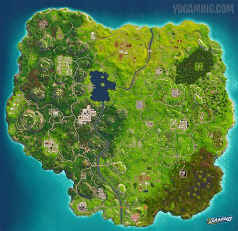 Fortnite Battle Royale Map Evolution – All Seasons and Patches – High Res