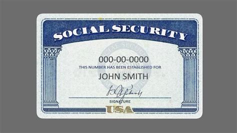 Blank Fillable Social Security Card Template Fill Online Printable ...