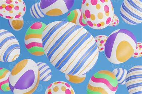 easter egg falling 3d render illustration 17674481 Stock Photo at Vecteezy