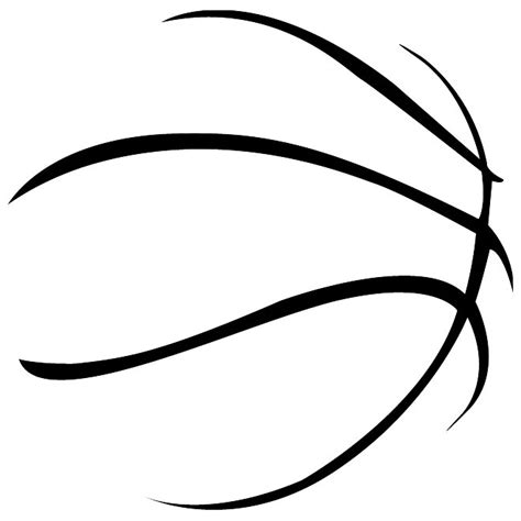 Basketball Outline | Free Download Clip Art | Free Clip Art | on ...