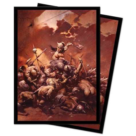 The Destroyer Standard Deck Protector Sleeves (100ct) by Frank Frazetta ...