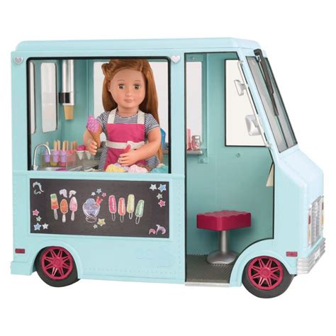 Our Generation Sweet Stop Ice Cream Truck with Electronics for 18 ...