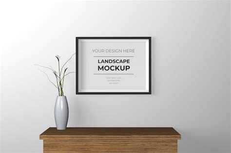 Landscape Frame Mockup Images | Free Vectors, Stock Photos & PSD