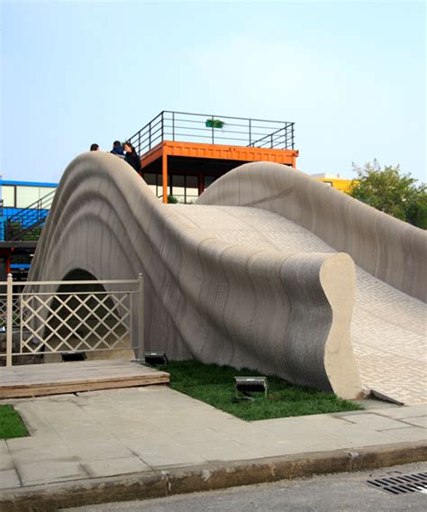 the world's largest 3D printed concrete bridge is completed in shanghai