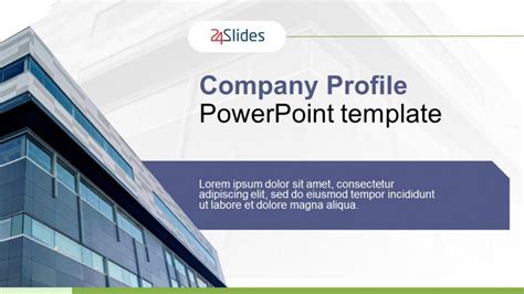 Company Profile Template Powerpoint