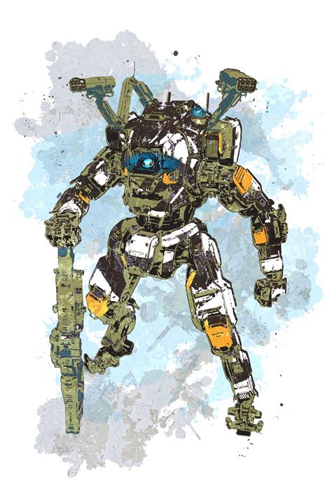 Titanfall 2 BT 7274 Fan Art Poster Titan Gamer Art - Etsy