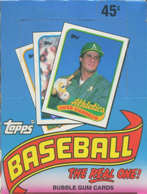 1989 Topps Baseball Unopened Wax Box with (36) Packs | Pristine Auction