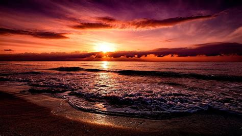 Beach Sunset - High Resolution, Cool Sunset HD wallpaper | Pxfuel