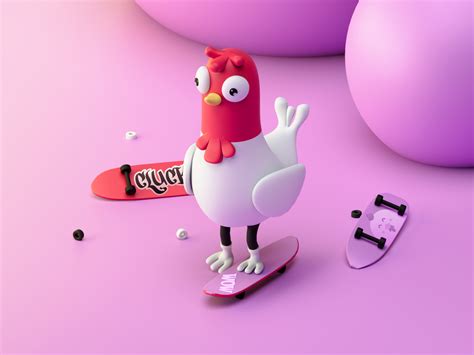 Cluck cluck by Irina Lisova on Dribbble