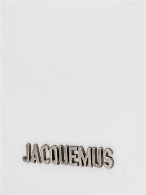 Jacquemus Leather Logo Bag in White for Men - Lyst