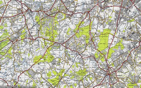 Historic Ordnance Survey Map of Cobham, 1945 - Francis Frith